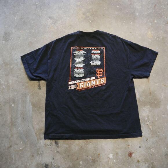 San Francisco Giants 2010 World Series Celebration 2 Sided T-Shirt - Picture 6 of 7